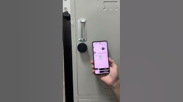 This battery-free NFC cam lock is unlocked using your phone