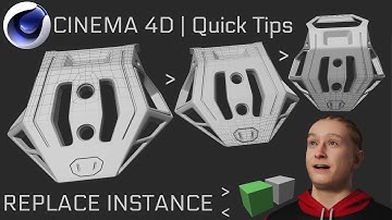 #c4d |  Replace to Instance | CINEMA 4D Quick Tips