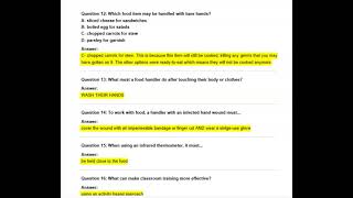 SERVSAFE STUDY EXAM QUESTIONSActual Qs and Ans - Expert-Verified Explanation -Guaranteed