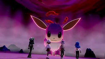 Shiny Clip - Shiny Eevee Max Raid Battle in Pokemon Sword!