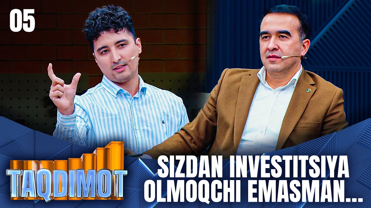 TAQDIMOT 5-son - Sizdan investitsiya olmoqchi emasman…