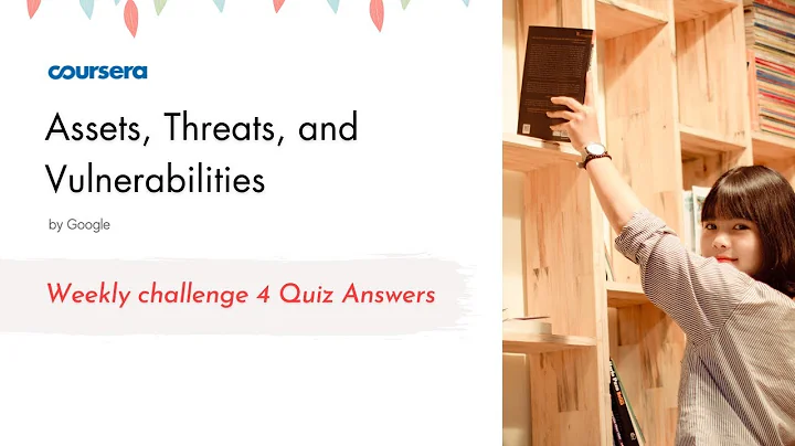 Assets Threats and Vulnerabilities Weekly challenge 4 Quiz Answers