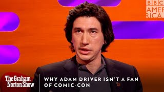 Why Adam Driver Isn’t a Fan of Comic-Con 🦹 The Graham Norton Show | Fridays at 11 pm | BBC America