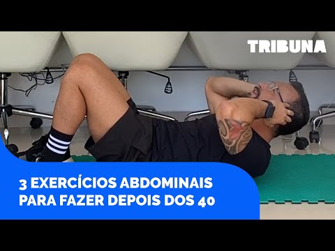 3 exercícios abdominais para fazer depois 40