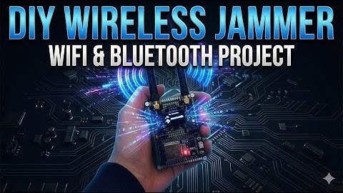 How to build a Bluetooth/WiFi jammer using esp 32 | Step-by-Step Tutorial #esp32project #jammer