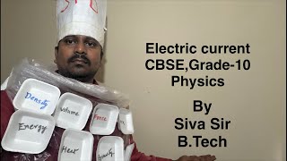 Electric current/CBSE/Grade-10/Physics