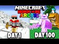 I Survived 100 Days of Hardcore Minecraft in the Arctic.. Here's What Happened..