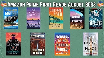 ✨AMAZON PRIME FIRST READS✨ August 2023 l Book Descriptions & First Impression Plus My Choice (FREE)