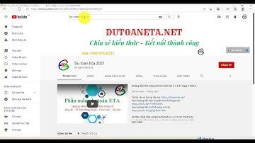 Cách khắc phục lỗi không xuất được file Dự toán Eta ra excel trên bản 3.1.3.35 ngày 01.11.2021