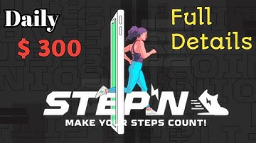 Stepn Full Details / GST,GMT Move 2 Earn NFT Game 🔥