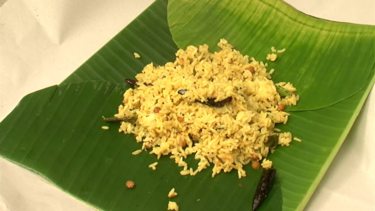 How To Make TASTY lemon Coconut Rice lemon rice in tamil coconut