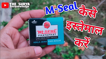 How to Use M seal || M Seal Kaise Chipkate Hain || use m seal for fix water leakage Problem ⚡⚡