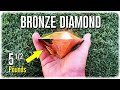 Beautiful BRILLIANT Cut Solid BRONZE Diamond | Worlds Biggest Bronze Diamond