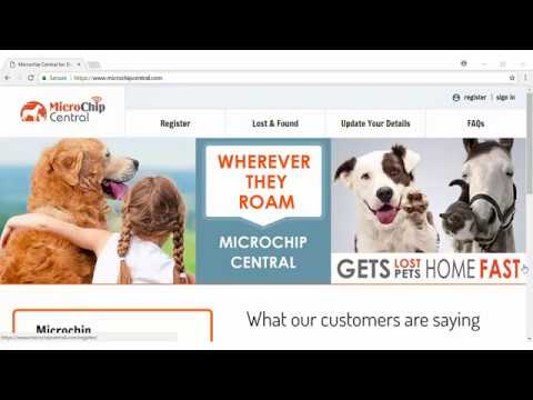 Microchip Central - Vets Implanter Guide to Registering a Microchip