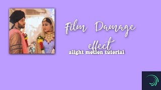 How to use Film Damage Overlays [Alight Motion Tutorial #16].. Check desc.