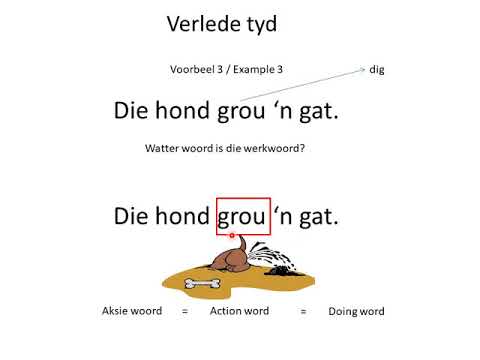 verlede tyd graad 4 youtube