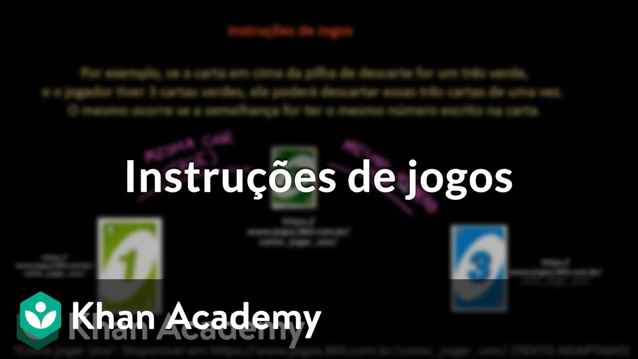 Instrucoes site jogo