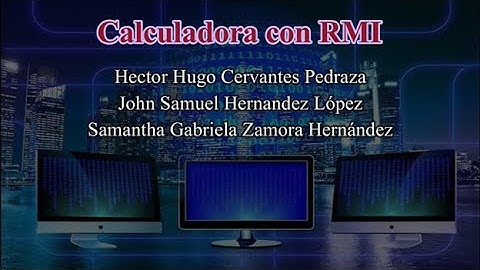 Calculadora con RMI (Java)
