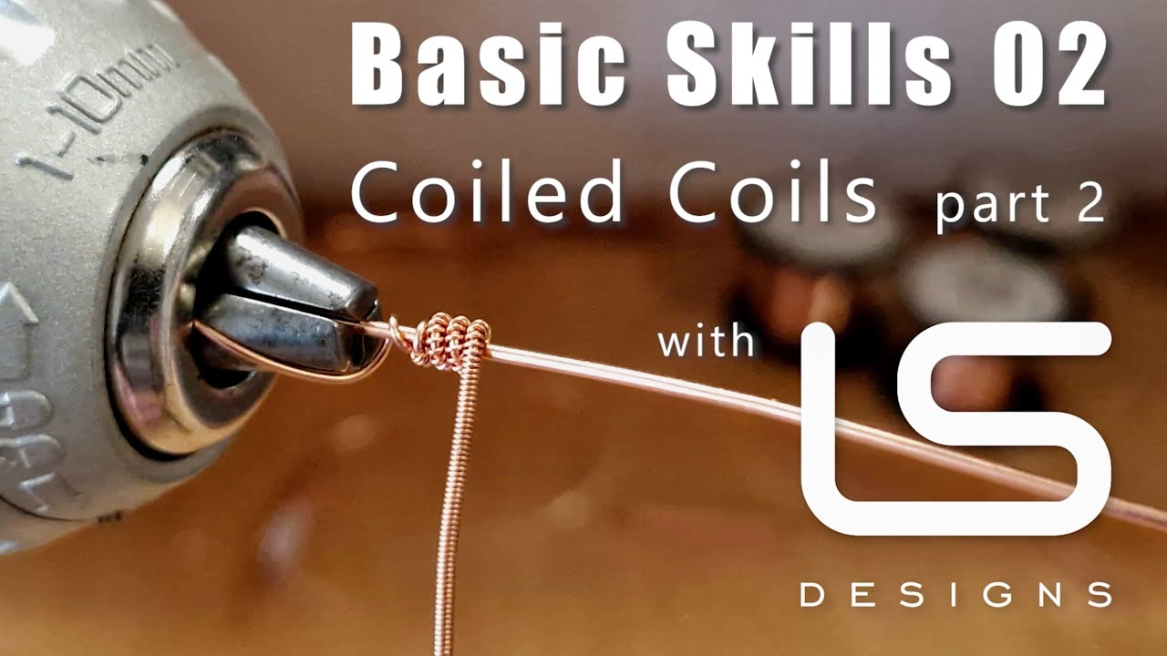 Basic wire wrapping skills... Coiled Coils part 2