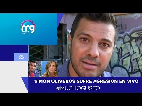 Simón Oliveros sufre violenta agresión en pleno despacho - Mucho Gusto 2020