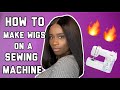 Making wigs on SEWING MACHINE!