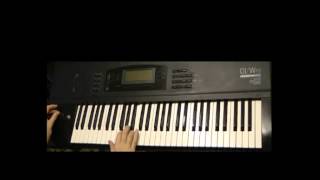 Video thumbnail of "Wonderful Land -  Played On Keyboard using Keytar Kaddy"