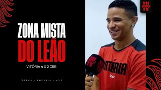 ZONA MISTA DO LEÃO APÓS A VITÓRIA POR 4 X 2 CONTRA O CRB