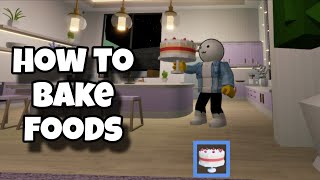 How to Bake Foods in Brookhaven Rp Roblox | New Update