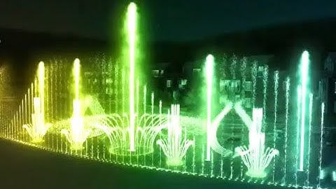 Thiết kế mô phỏng 3d nhạc nước trên hồ