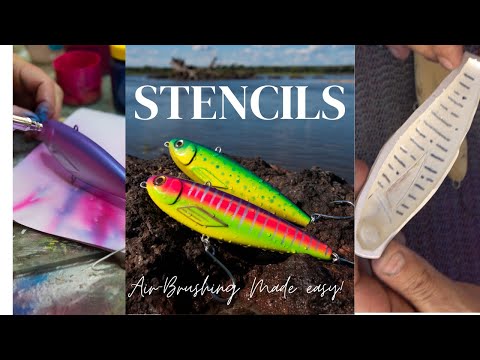 The Most Effective Lure Painting Stencil Hack - Sharing My  One-Size-Fits-All, Airbrush Stencil Hack. 