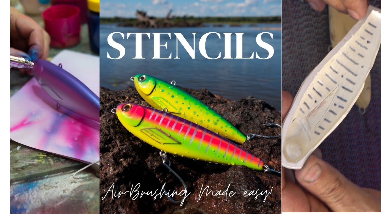 The Most Effective Lure Painting Stencil Hack - Sharing My  One-Size-Fits-All, Airbrush Stencil Hack. 