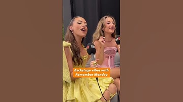 Thumbnail of Backstage vibes with Remember Monday