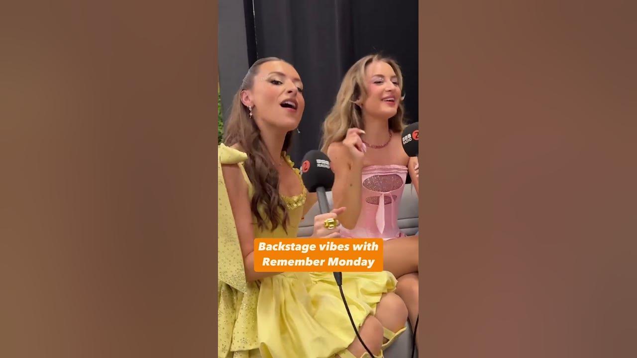 Backstage vibes with Remember Monday