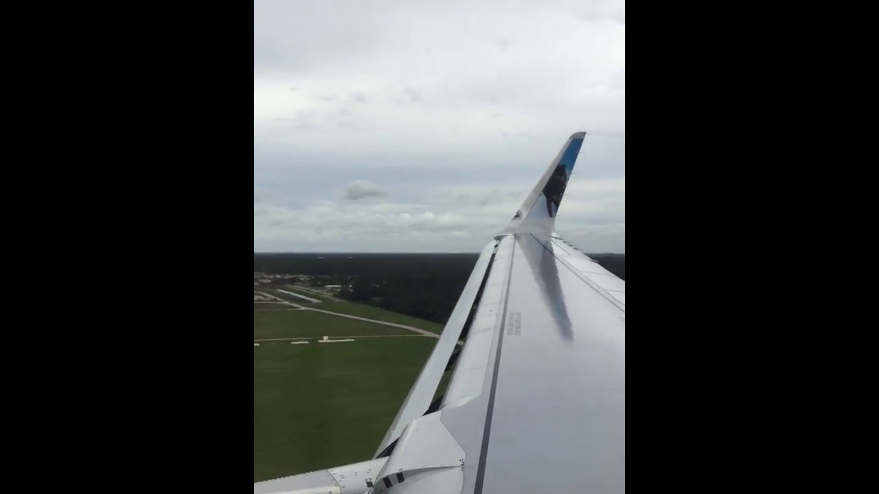 Frontier Airlines Flight 1669 - Landing at Orlando from Detroit - October 17th, 2017