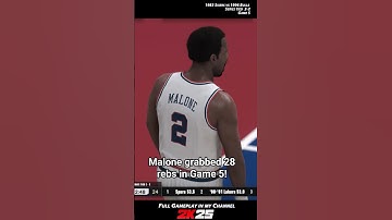 MOSES MALONE AND-1! Moses was unstoppable in Game 5. Now playing in my channel!