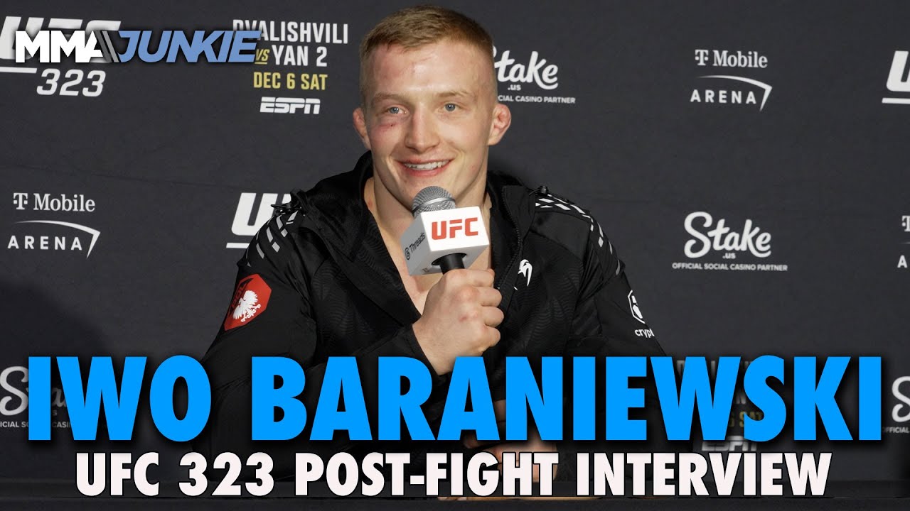 Iwo Baraniewski was running on 'instinct' during INSANE war vs. Ibo Aslan | UFC 323