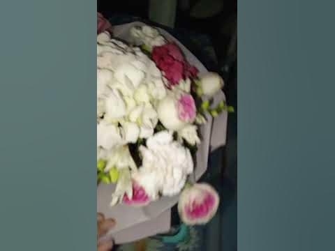 спасибо сыну за цветы,сынуля мне очень приятно ☺ ️🌹🌹🌹 - YouTube