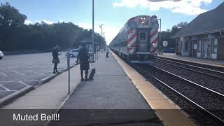 Metra evening rush hour at Geneva metra station.