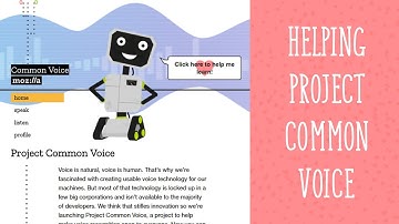Helping Project Common Voice | Normal Talk