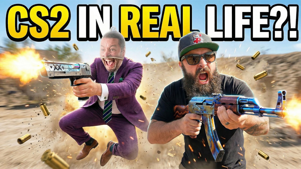Testing COUNTER STRIKE 2 weapons in REAL LIFE! - YouTube