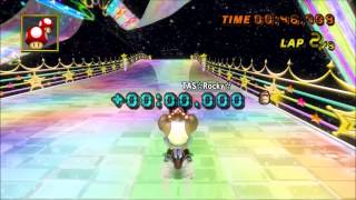 [MKW TAS] Rainbow Road - 2:19.938 (No-Glitch)