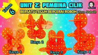 PSV Tahun 6 Unit 2 PEMBINA CILIK BERSATU TEGUH BERCERAI ROBOH MS 16-17 SK KSSR Semakan ARCA STABAIL