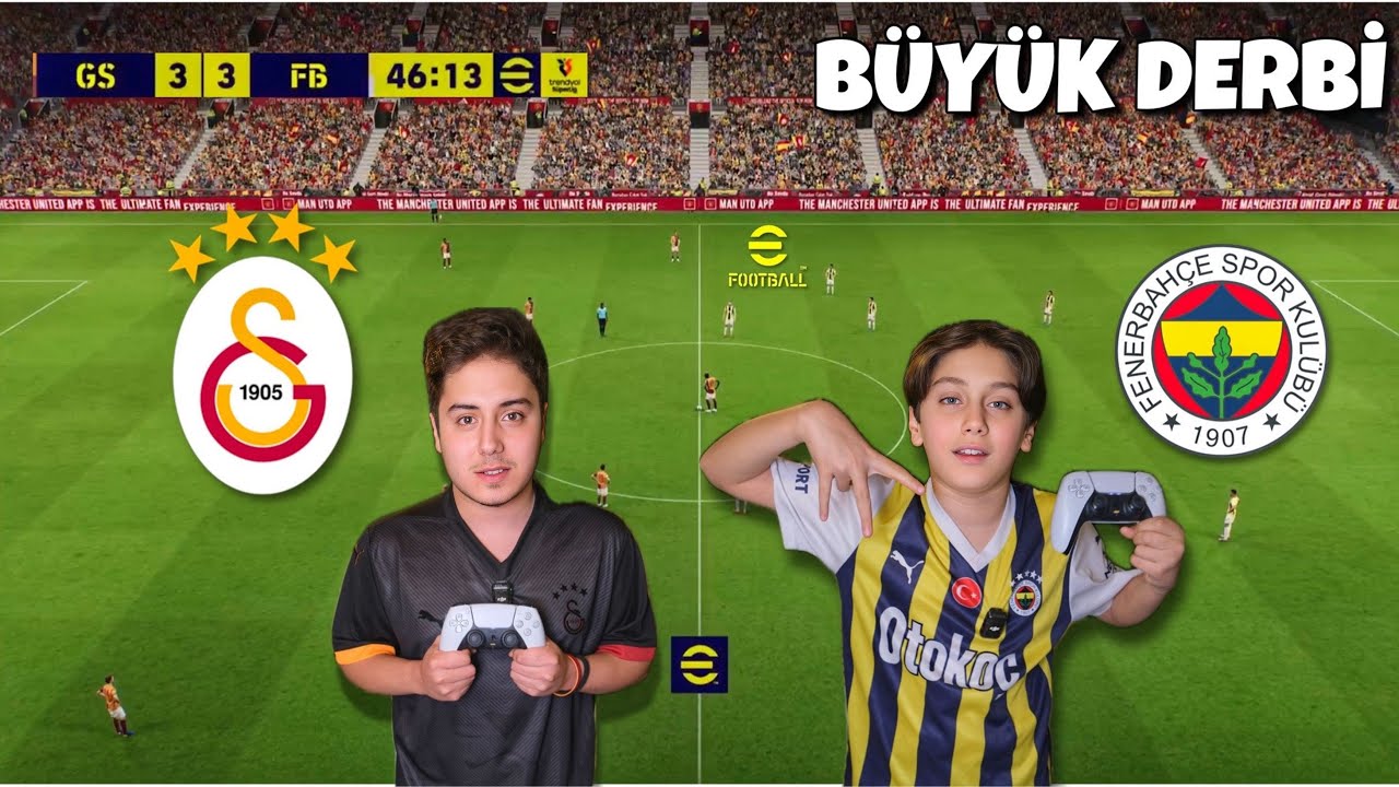 ABİMLE PES 2025 KAPIŞMASI !! (BÜYÜK DERBİ) ⚽️