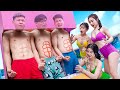 BALLOON JUMP GAME PRANK BATTLE NERF ATM TikTok Girl Nerf Guns MAGIC BEAUTY BOX Green Girl Nerf