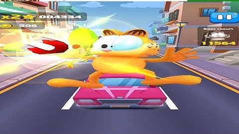 Garfield Rush iOS Gameplay Video. #garfield#mobile_game #amazing_game.