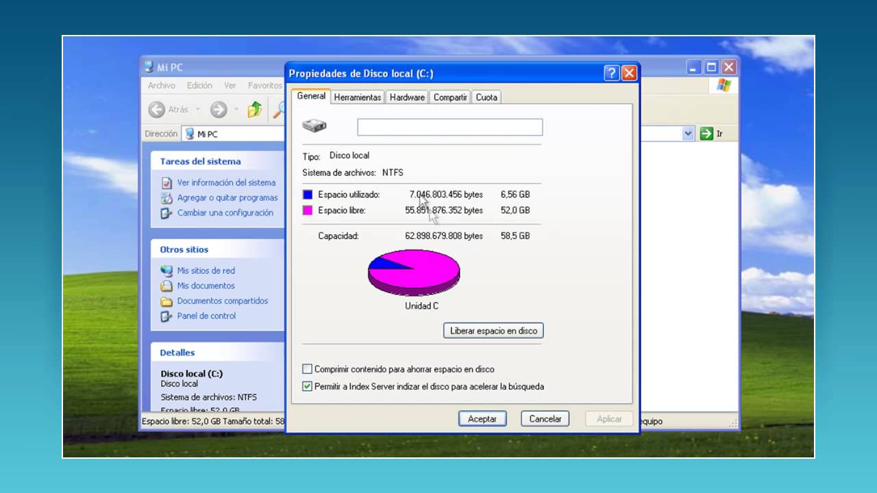 Movistar - Cómo el disco duro de un PC con Windows XP - YouTube