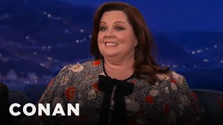 Melissa McCarthy Had Boob-Obsessed Hecklers | CONAN on TBS