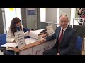 Глава округа Пушкинский Максим Красноцветов проголосовал на выборах президента России