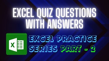 Excel Quiz Questions with Answers Part-2 | Excel for Beginners | Tech NS Arena