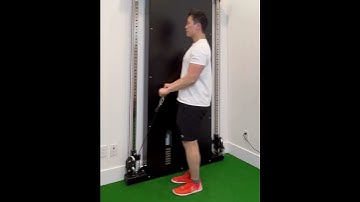 Reverse Cable Curl - arm strengthening exercise
